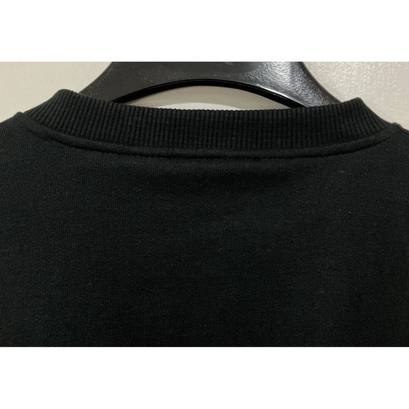 Vintage SASSON Crewneck‎ Sweatshirt Large Chest Patch Striped Sleeves Men's XL - Picture 8 of 8